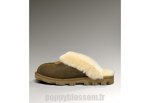 Style classique Ugg-343 bombardier Coquette chataignier chaussons